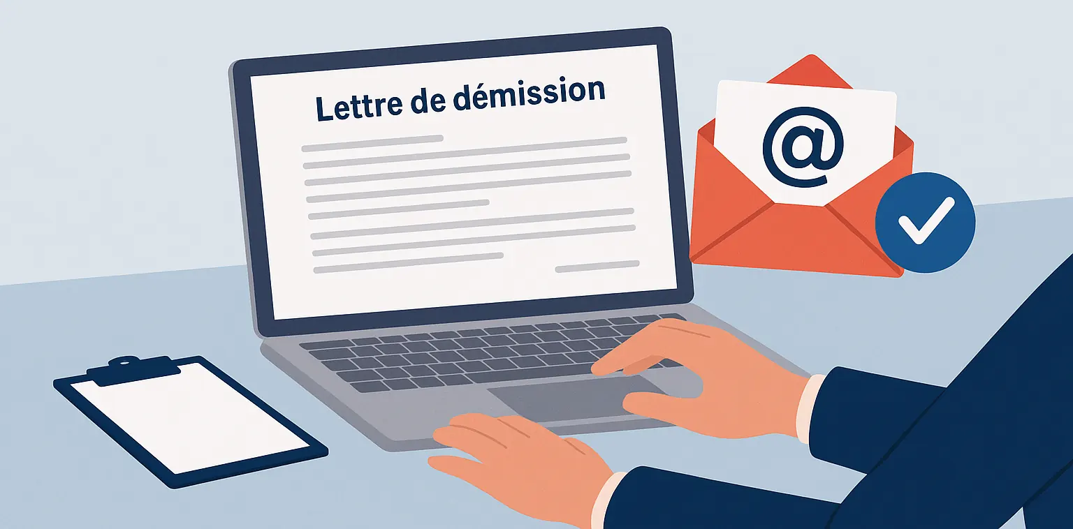 Comment envoyer une lettre de démission en ligne facilement en 2025